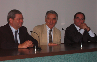 Da sinistra: Giuseppe Serino (Mipaf), Carlo Fideghelli (Cra-Isf), Vincenzo Pilo (Cra)